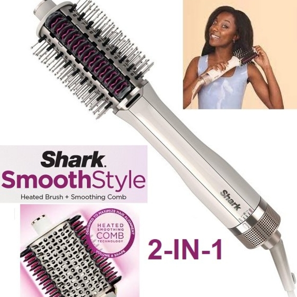 SmoothStyle Heated Hair Comb - Pink - Picture 4 of 4
